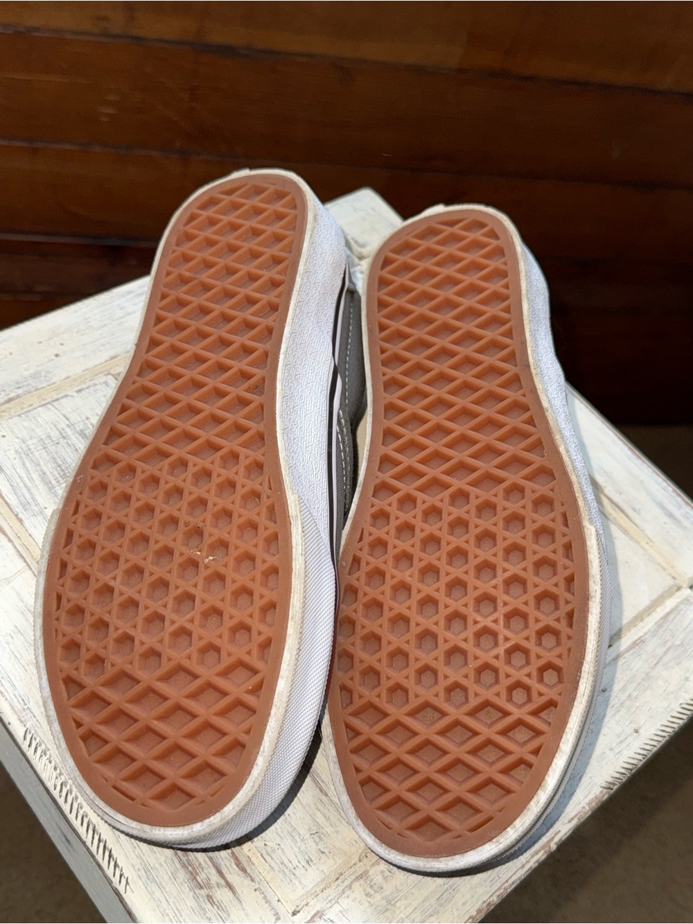Vans Slip-On Canvas Sneakers in Gray - Picture 5 of 6